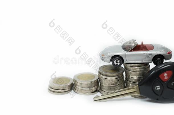 商业观念关于汽车贷款,灰色汽车和大量关于coinsurance联合保险