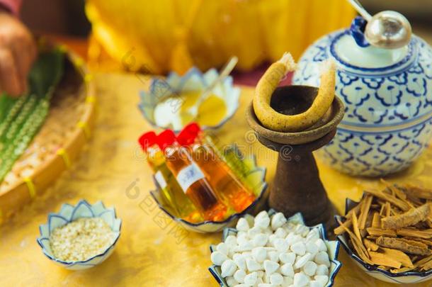ThaiAirwaysInternational泰航国际传统的自然的芳香香味为吸烟食物餐后甜食