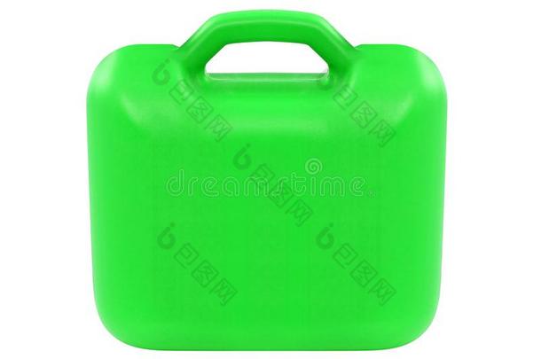绿色的塑料制品盒