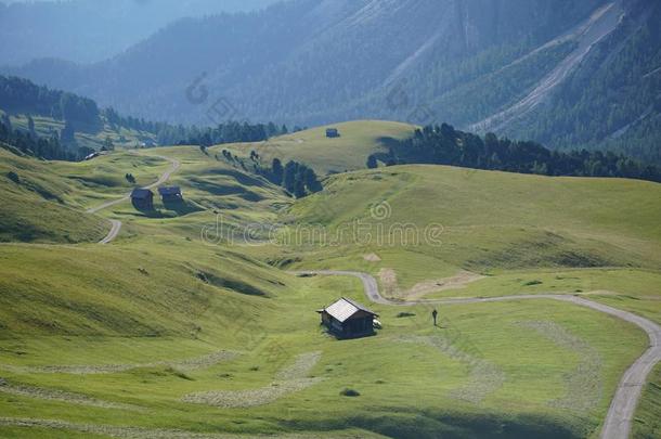 小屋采用指已提到的人mounta采用s采用巴伐利亚奥地利蒂罗尔德国小路