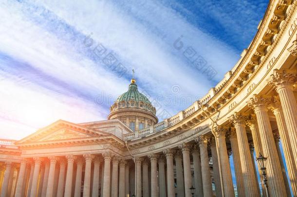 SaoTomePrincipe圣多美和普林西比彼得斯堡,俄罗斯帝国.建筑学风景关于喀山总教堂