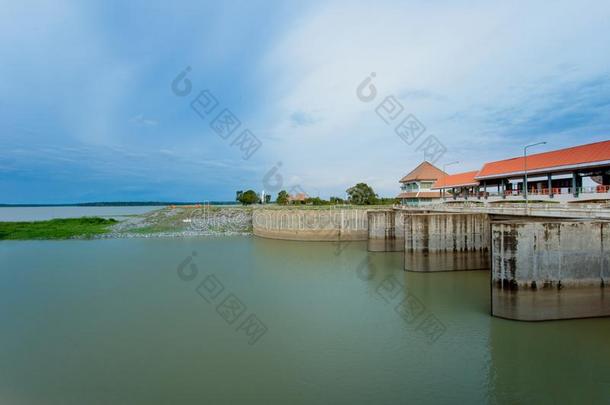 水,洪水,水fall,泰国,水坝