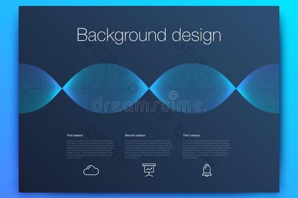 未来的用户界面.如下所述科技背景矢量
