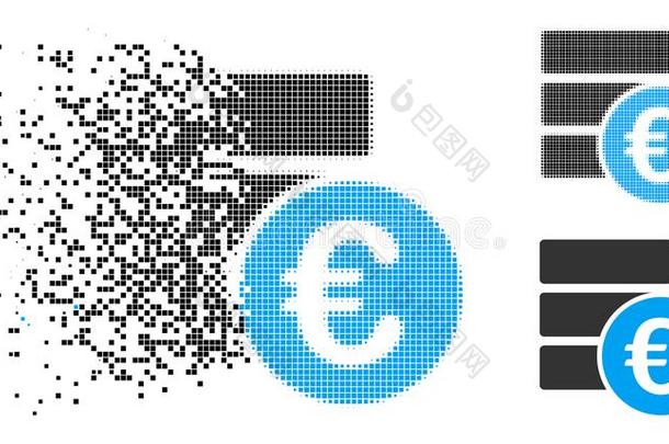 分散的像素化的﹔图像模糊的半音欧元数据库偶像