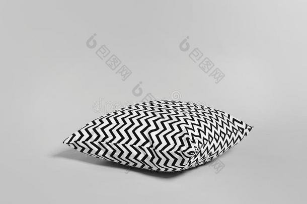 单一的时髦的装饰的枕头