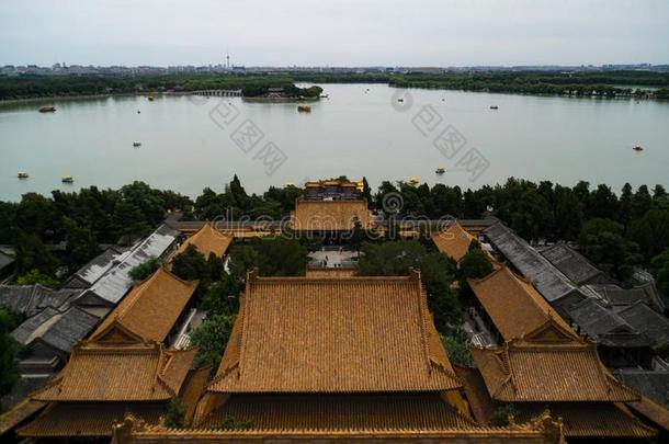 昆明湖,夏宫,北京,中国