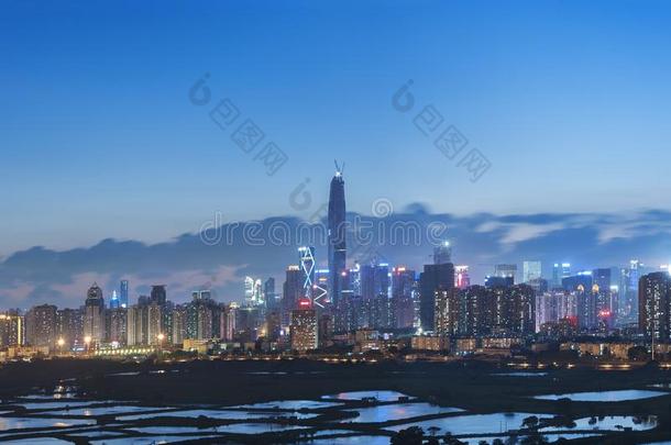 地平线关于深圳城市,中国