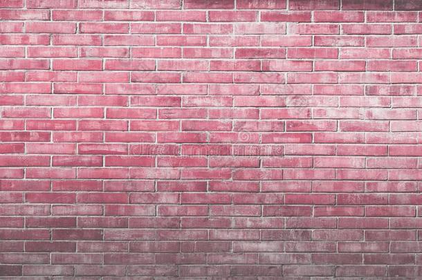 粉红色的老的酿酒的砖墙背景,装饰的砖墙在来自古法语的英语中与super-同义