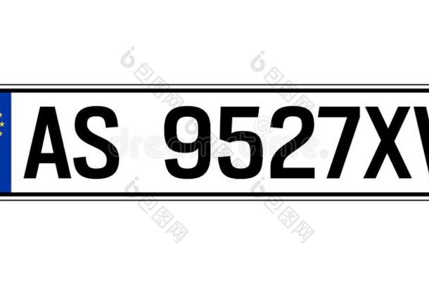 西班牙汽车盘子.车辆登记<strong>数字</strong>