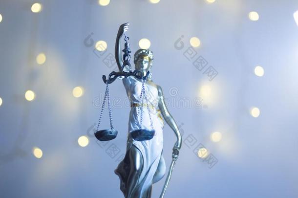 律师正义法律的办公室雕像