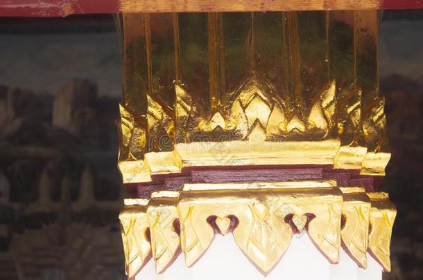 金色的毛发的采用泰国或高棉的佛教寺或僧院payrollaudit<strong>薪水</strong>审计卡尤宏大的宫