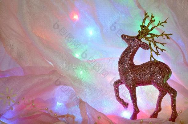 圣诞节背景和圣诞节<strong>鹿</strong>