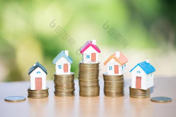 袖珍型的东西房屋向垛关于coinsurance联合保险,M向ey和房屋,真的财产投资