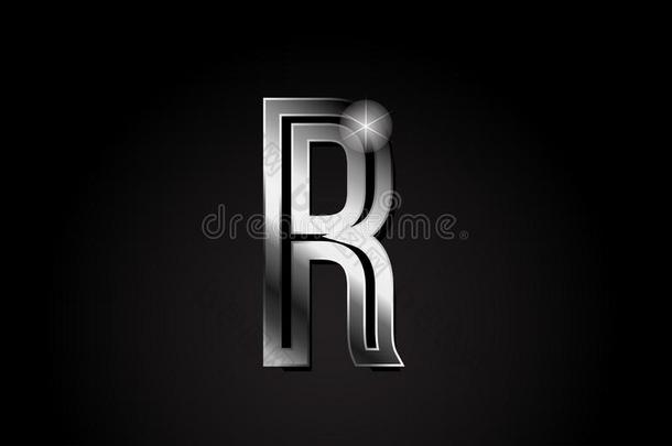 银金属字母表信英语字母表的第18个字母标识偶像设计