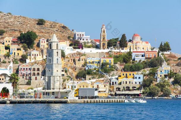 赛米城镇,多德卡尼斯群岛岛,希腊