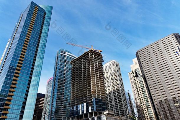 现代的身材高的塔建筑学,芝加哥<strong>伊</strong>利诺伊州</strong>,美利坚合众国