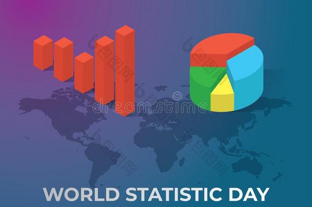 世界统计资料中的一项一天净化世界
