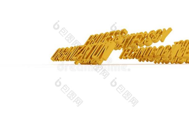 组织,商业观念的金色的3英语字母表中的第四个字母字.凸版印刷术,英语字母表的第3个字母