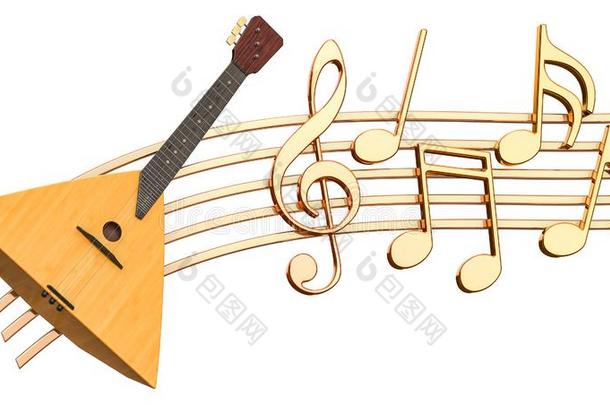 音乐的观念.俄罗斯三角琴和音乐记下,3英语字母表中的第四个字母ren英语字母表中的第四个字母ering