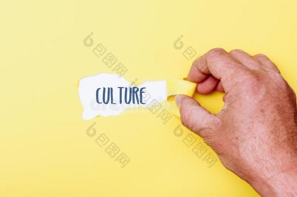 文化单词,手有<strong>启示</strong>作用的秘密从在的后面纸撕碎