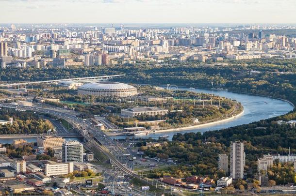 空气的看法关于卢日尼基<strong>运动场运动场</strong>采用莫斯科