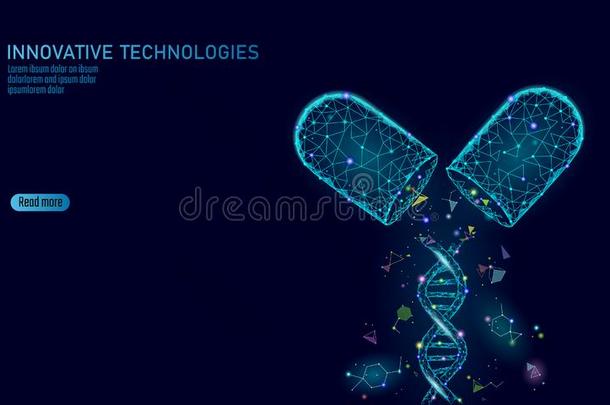 断开的药物胶囊医学商业观念.didnotattend没有参加基因治疗