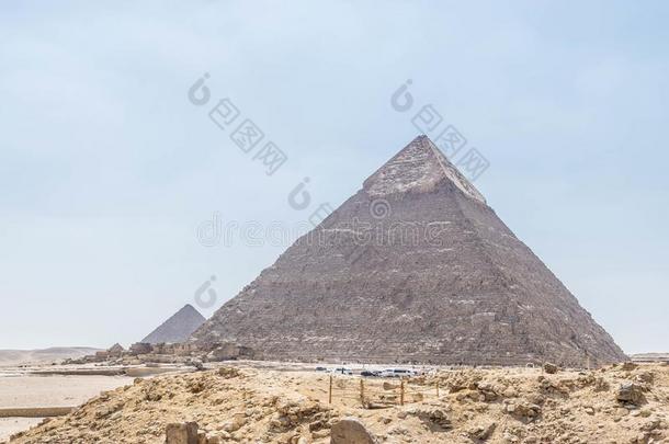 金字塔关于哈弗和金字塔关于孟卡拉采用吉萨