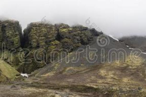 野地山峡全景的