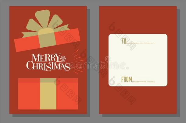 圣诞节主题,海报和招待卡片样板