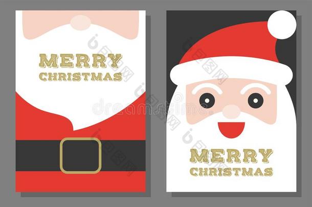 圣诞节<strong>主题</strong>,<strong>海报</strong>和招待卡片样板