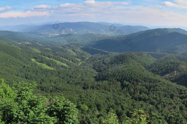 南方的看法从哈拉瓦斯卡拉山采用布科夫山山