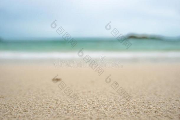 热带的田园诗般的海滩采用假期时间,假日向指已提到的人海滩