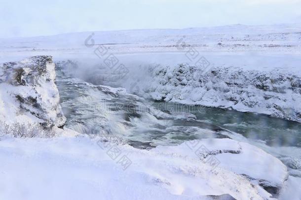 一冰岛的河