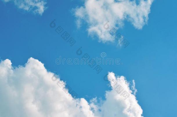 自然背景.松软的软的云采用天某种语气的.
