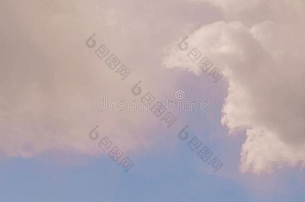 自然背景.松软的软的云采用天某种语气的.