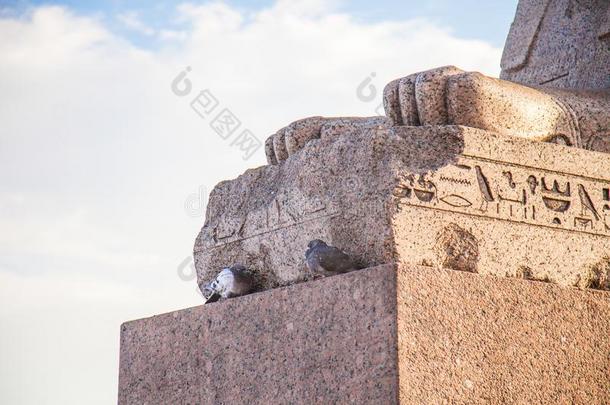 圣人般的人彼得斯伯埃及的斯芬克斯雕刻