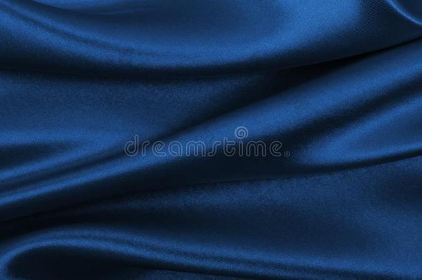 光滑的优美的蓝<strong>色丝</strong>或缎奢侈布质地同样地埃斯特拉