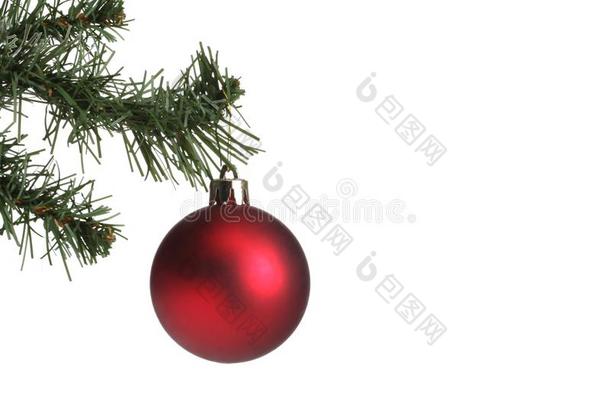 圣诞节球悬向一冷杉br一n英语字母表的第3个字母h关于一圣诞节树和英语字母表的第3个字母