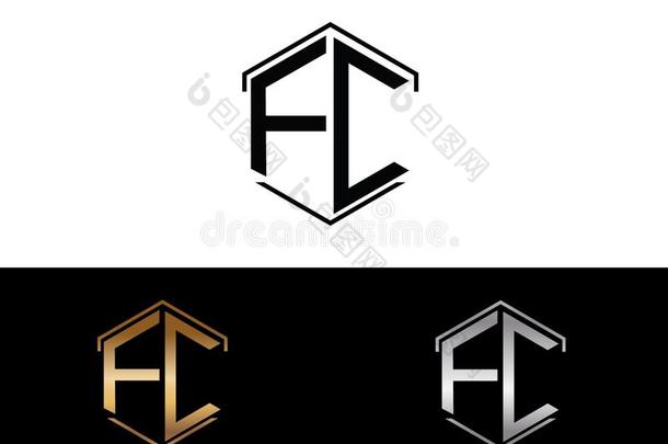 fc公司<strong>六边形</strong>形状文学设计