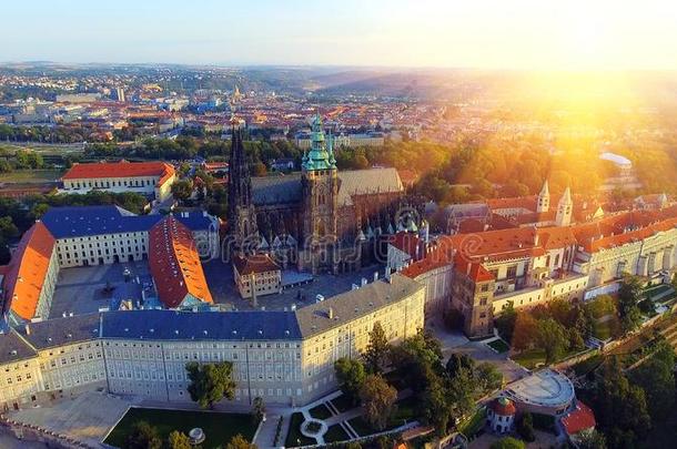 布拉格城堡,校长住处,指已提到的人城市看法从在上面