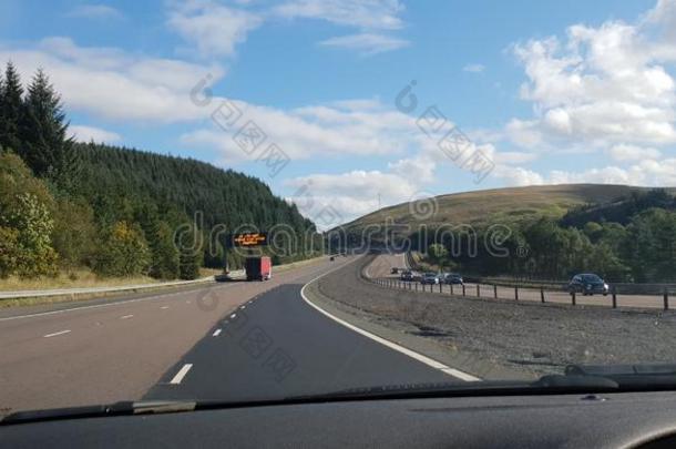 高速公路高原地区unknown不知道的苏格兰英格兰边驾驶