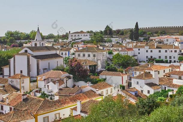 真的城市风光照片关于奥比杜什,葡萄牙.