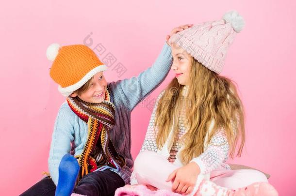 冬季节时尚附件和衣服.小孩愈合winter冬天