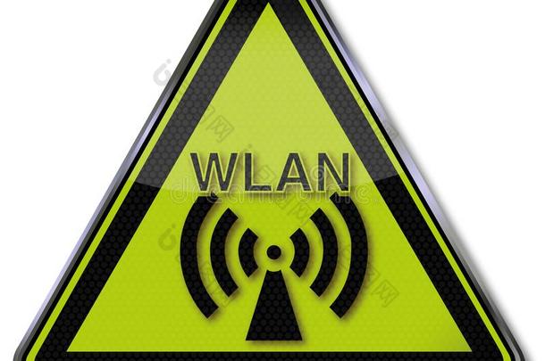 无线电,无线电塔和WirelessLAN无线局域网。