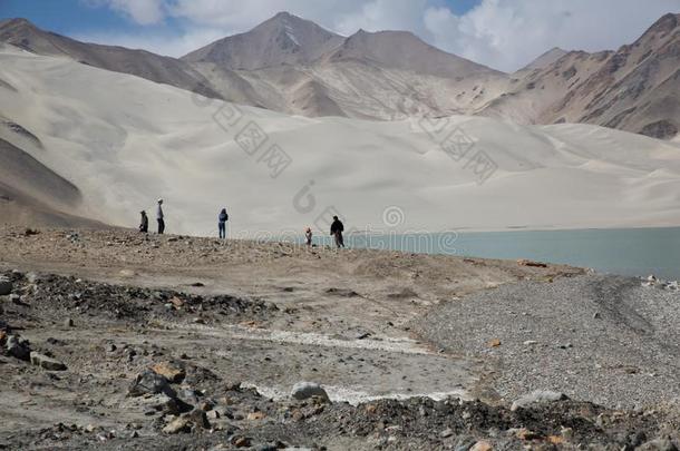 白色的沙湖,中国â英文字母表的第19个字母新疆地区.