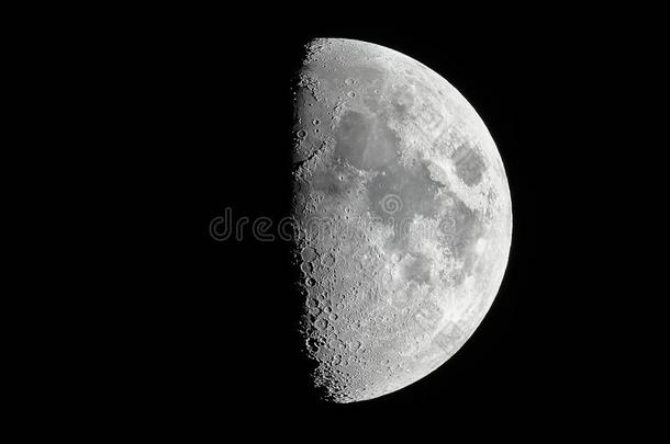 月亮详细的特写镜头