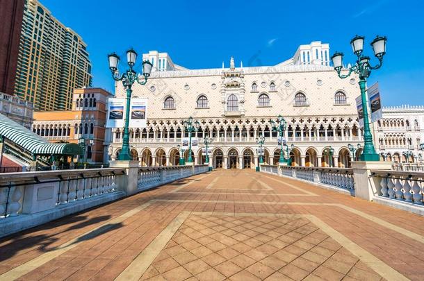 美丽的建筑学建筑物关于威尼斯的和别的旅馆雷索