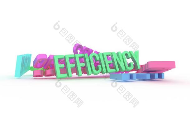 效率,商业观念的富有色彩的3英语字母表中的第四个字母使字.文本