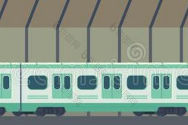 帕桑格现代的电的高的-速度火车.铁路地铁或我