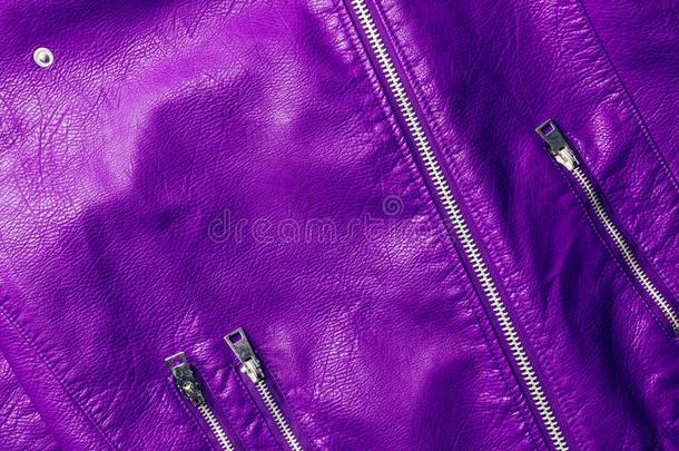 顶看法关于紫罗兰皮发光的纺织品和拉链同样地